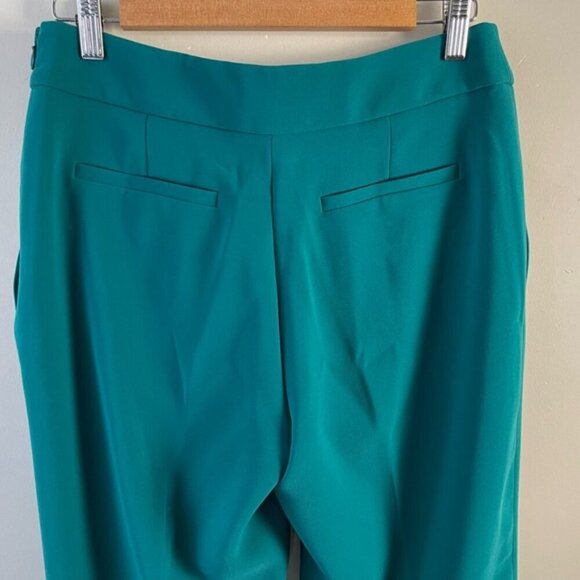 J.Crew Collection Women Green Casual ankle pleated front chino Pants NEW NWT 4 - Picture 4 of 13